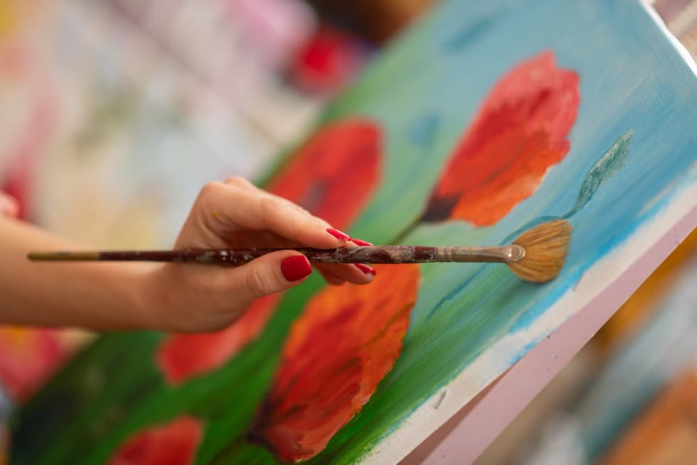 Spray Paint For Fresh Flowers